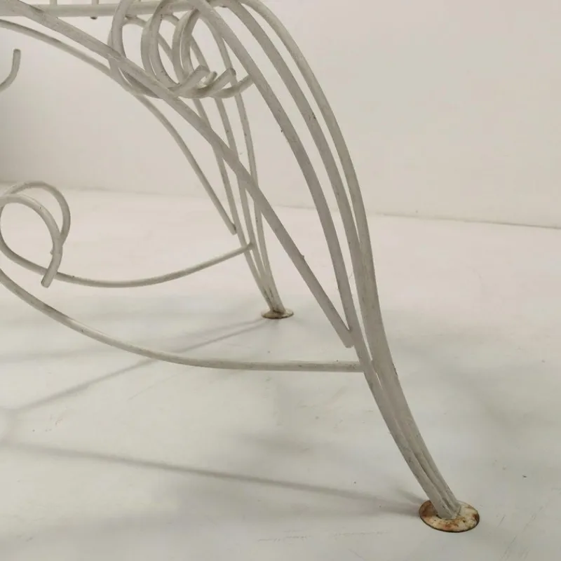 Pamono Iron and Glass Garden Table, 1960s> Garden Tables