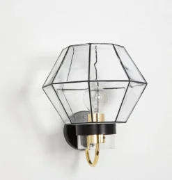 Hot Pamono Iron and Glass Wall Light Sconces from Limburg, Germany, 1960s, Set of 2