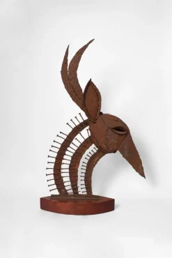 Pamono Iron Antelope Sculpture, 1970s> Sculpture