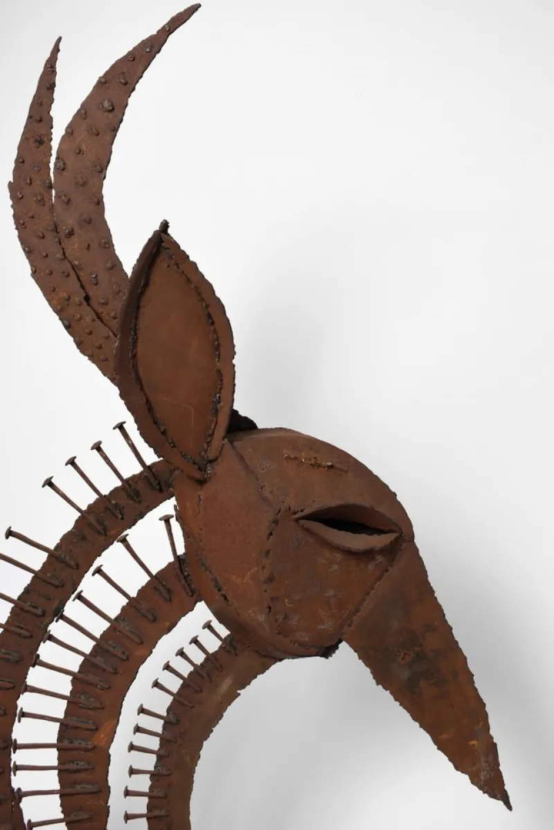 Pamono Iron Antelope Sculpture, 1970s> Sculpture