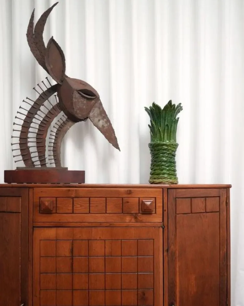 Pamono Iron Antelope Sculpture, 1970s> Sculpture