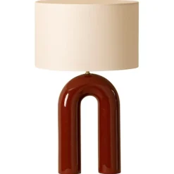 Sale Pamono Iron Ceramic Arko Table Lamp by Simone & Marcel