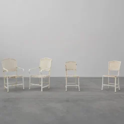 Pamono Iron Garden Chairs by Gustave Serrurier-Bovy for Serrurier et Cie, 1903, Set of 4> Garden Seating