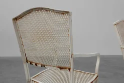 Pamono Iron Garden Chairs by Gustave Serrurier-Bovy for Serrurier et Cie, 1903, Set of 4><noscript><img width=