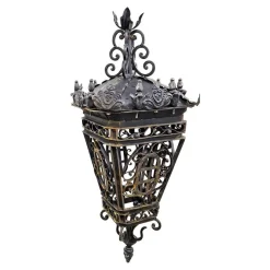 Pamono Iron Lanterns, Set of 2><noscript><img width=