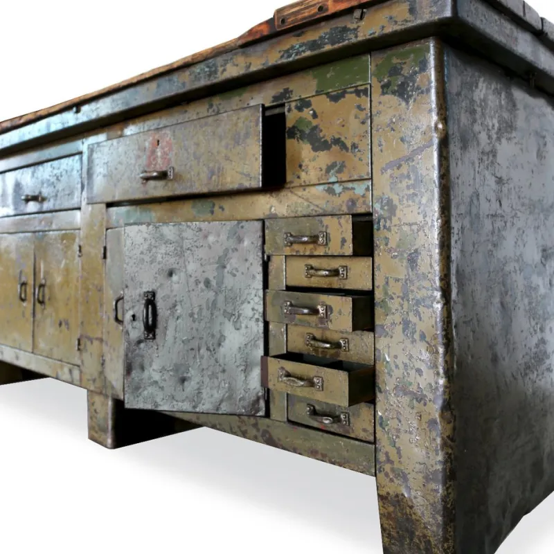Pamono Iron Worktable, Rome, 1940s> Worktables & Workbenches