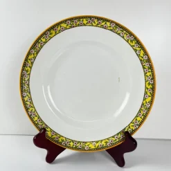 Pamono Ironstone Yvonne Plates from Orchies, Early 20th Century, Set of 6><noscript><img width=
