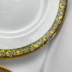 Pamono Ironstone Yvonne Plates from Orchies, Early 20th Century, Set of 6><noscript><img width=
