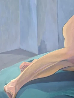 Clearance Pamono Isabelle Pardoe, Colorful Reclining Nude Woman, 2000s, Oil on Canvas