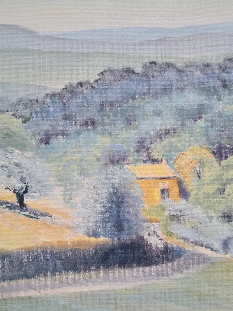 Pamono Isabelle Pardoe, The Olive Trees Landscape, 2000s, Oil on Canvas> Painting