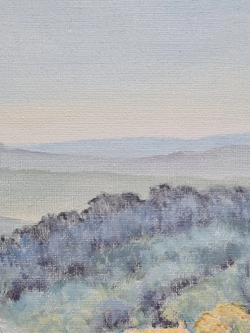 Pamono Isabelle Pardoe, The Olive Trees Landscape, 2000s, Oil on Canvas> Painting