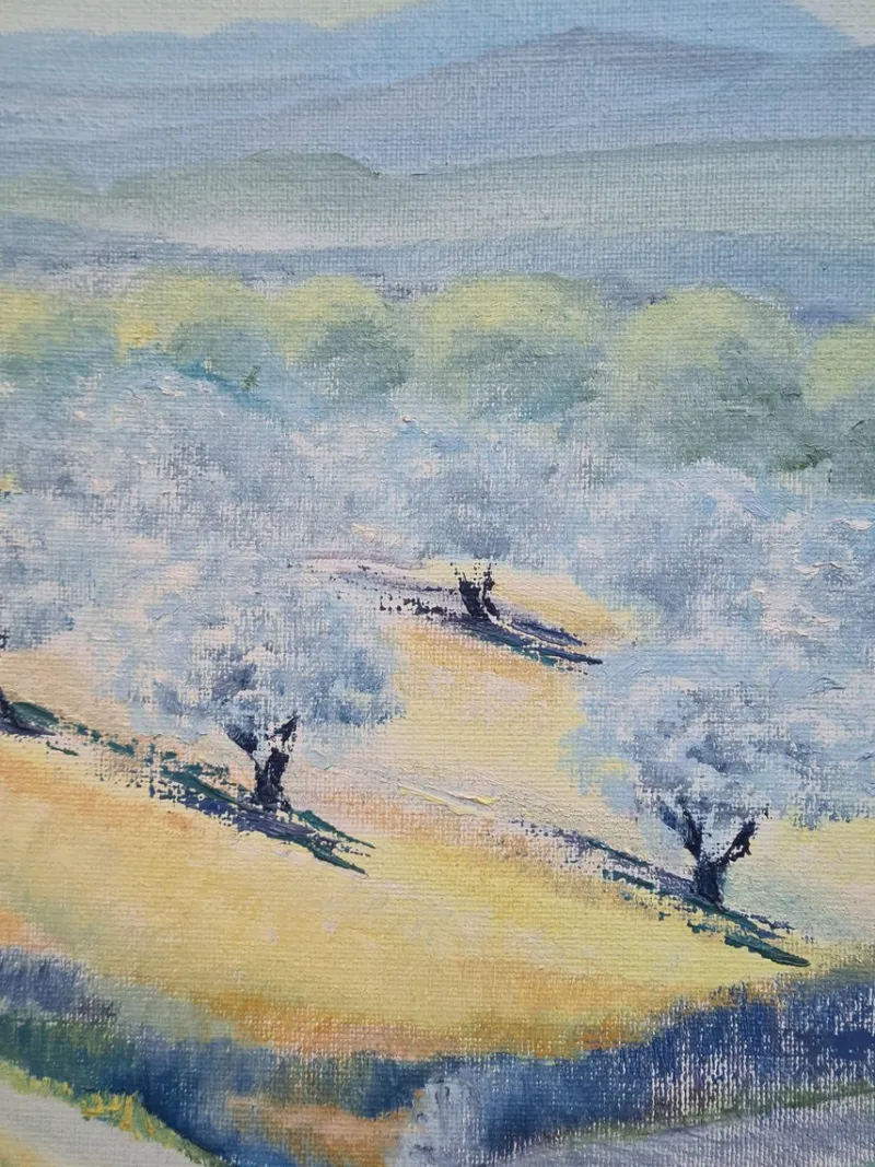 Pamono Isabelle Pardoe, The Olive Trees Landscape, 2000s, Oil on Canvas> Painting
