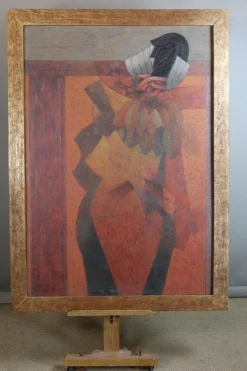 Pamono Ismael Guardado, Composition, 1993, Oil on Canvas> Abstraction