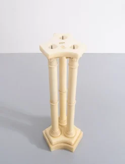 Pamono Italian Alabaster Pedestal, 1960s><noscript><img width=