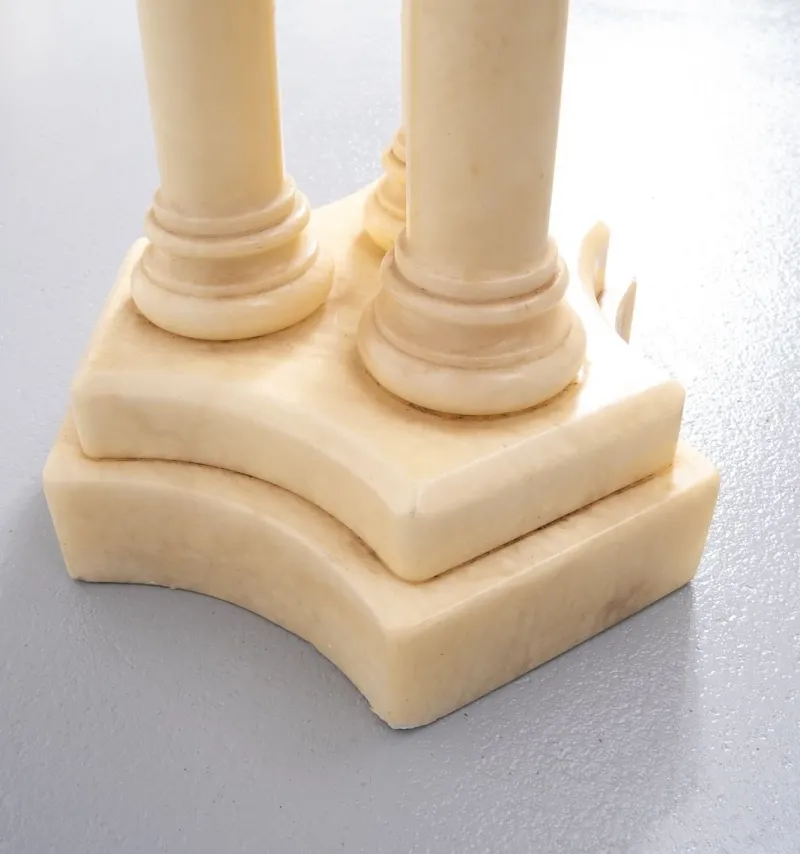 Pamono Italian Alabaster Pedestal, 1960s> Pedestals And Columns