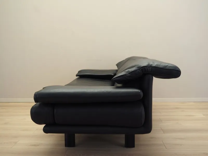 Pamono Italian Alanda Leather Sofa by Paolo Piva for B&B Italia, 1980s> Couches & Sofas