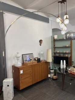 Pamono Italian Arco Lamp by Achille & Pier Giacomo Castiglioni for Flos, 1970s><noscript><img width=