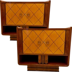 Sale Pamono Italian Art Deco Cabinets attributed to Osvaldo Borsani, 1940s, Set of 2
