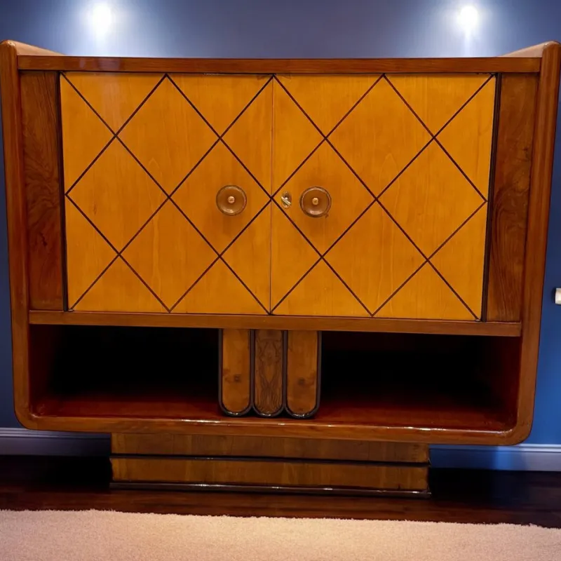 Sale Pamono Italian Art Deco Cabinets attributed to Osvaldo Borsani, 1940s, Set of 2