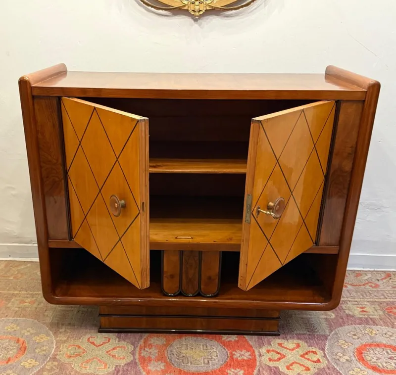 Sale Pamono Italian Art Deco Cabinets attributed to Osvaldo Borsani, 1940s, Set of 2