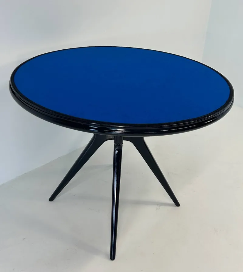 Pamono Italian Art Deco Cards and Chess Play Table, 1950s