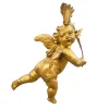 Pamono Italian Artist, Carved Putto, 18th Century, Gilt Wood> Sculpture