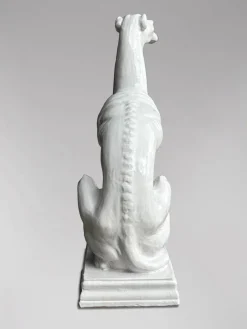 Outlet Pamono Italian Artist, Greyhound Sculpture, 1960, Ceramic