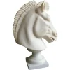 Pamono Italian Artist, Horse Head, Early 20th Century, Carrara Marble> Classical
