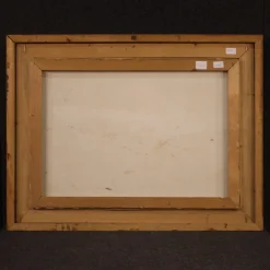 Pamono Italian Artist, Landscape, 1970s, Oil on Canvas, Framed><noscript><img width=