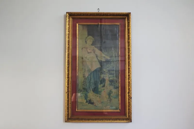Online Pamono Italian Artist, Painting, 1920s, Framed
