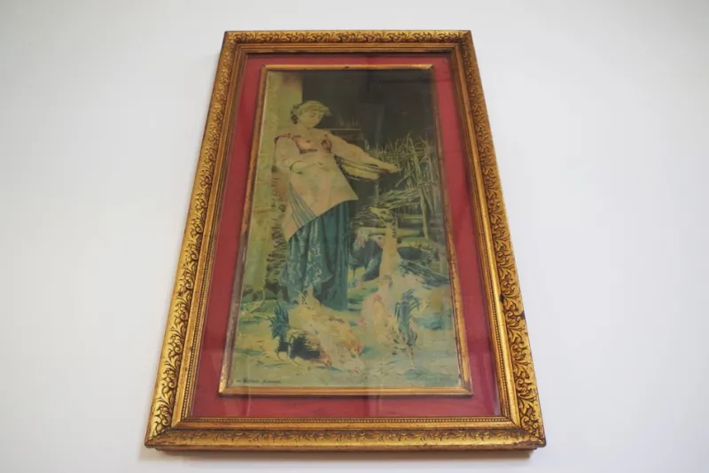 Online Pamono Italian Artist, Painting, 1920s, Framed