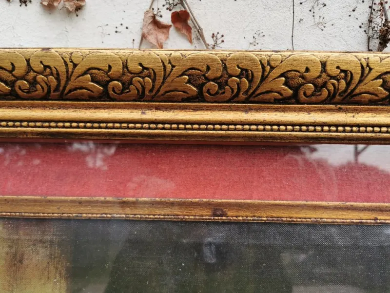 Online Pamono Italian Artist, Painting, 1920s, Framed
