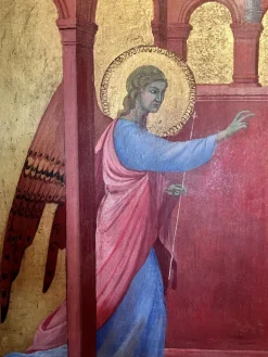 Pamono Italian Artist, Renaissance Style Annunciation, Tempera on Giltwood Panel><noscript><img width=