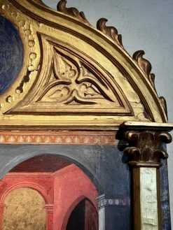 Pamono Italian Artist, Renaissance Style Annunciation, Tempera on Giltwood Panel><noscript><img width=