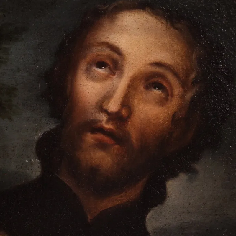 Clearance Pamono Italian Artist, Saint Roch, 1680, Oil on Canvas