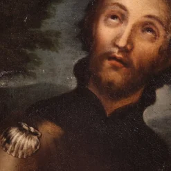 Clearance Pamono Italian Artist, Saint Roch, 1680, Oil on Canvas