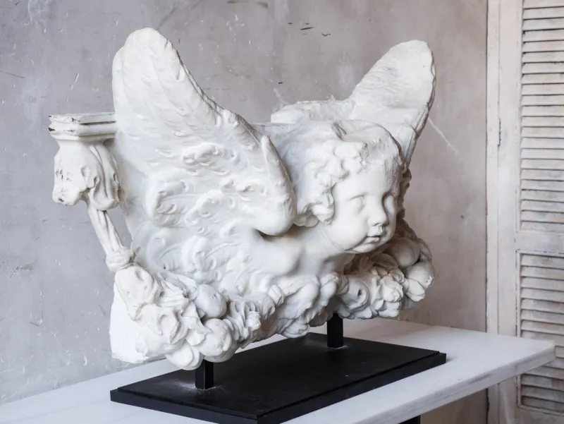 Discount Pamono Italian Artist, Statue of a Putto, 1600, Carrara Marble