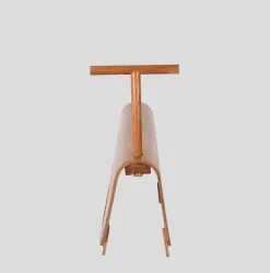 Pamono Italian Astolfo Curved Plywood Children's Rocking Chair by Peppe de Giuli for Design M, 1979><noscript><img width=