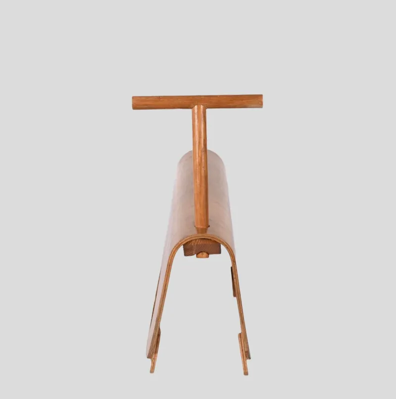 Pamono Italian Astolfo Curved Plywood Children's Rocking Chair by Peppe de Giuli for Design M, 1979> Children's Chairs
