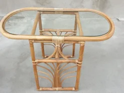 Online Pamono Italian Bamboo Chairs, 1960s, Set of 3