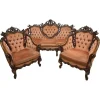 Hot Pamono Italian Baroque Sofa and Armchairs, 1970s, Set of 3