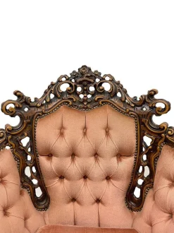 Hot Pamono Italian Baroque Sofa and Armchairs, 1970s, Set of 3