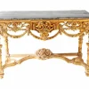Pamono Italian Baroque Style Gilt Console Table> Console Tables