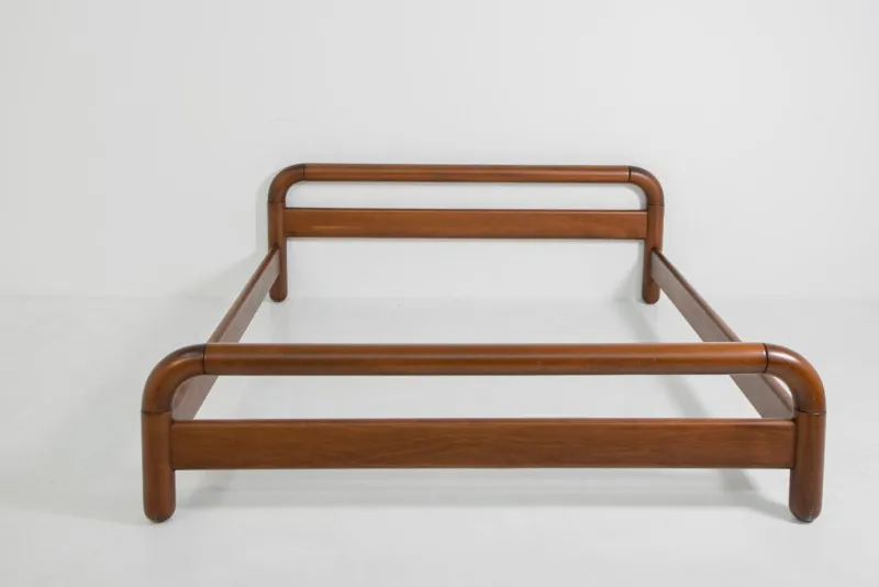 Pamono Italian Bed by Luciano De Gennaro for Brivio, 1977