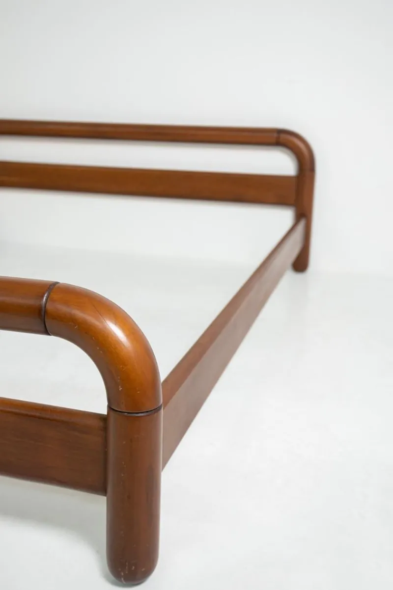 Pamono Italian Bed by Luciano De Gennaro for Brivio, 1977