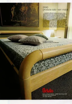 Pamono Italian Bed by Luciano De Gennaro for Brivio, 1977