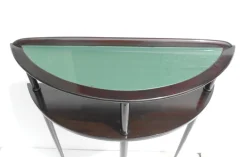 Best Pamono Italian Beech Console Table, 1950s