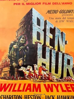Sale Pamono Italian Ben Hur Film Poster, 1960s
