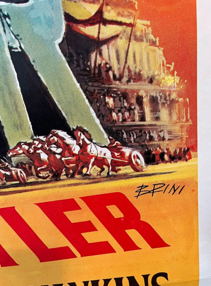 Sale Pamono Italian Ben Hur Film Poster, 1960s