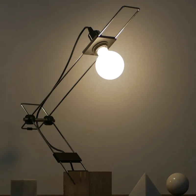 Pamono Italian Brutalist Travertine Lamp, 1970s> Table Lamps